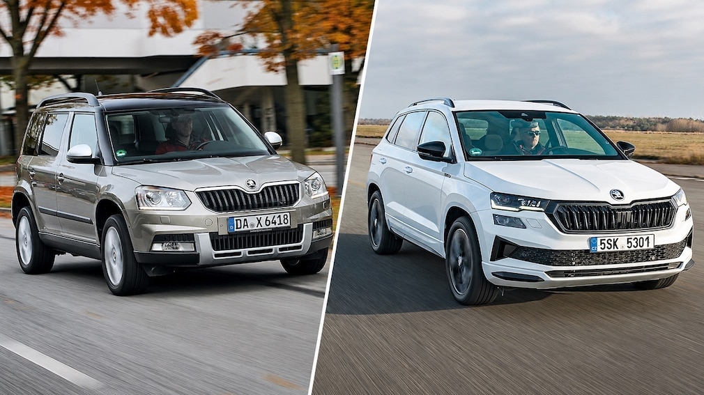 Skoda Yeti und Skoda Karoq