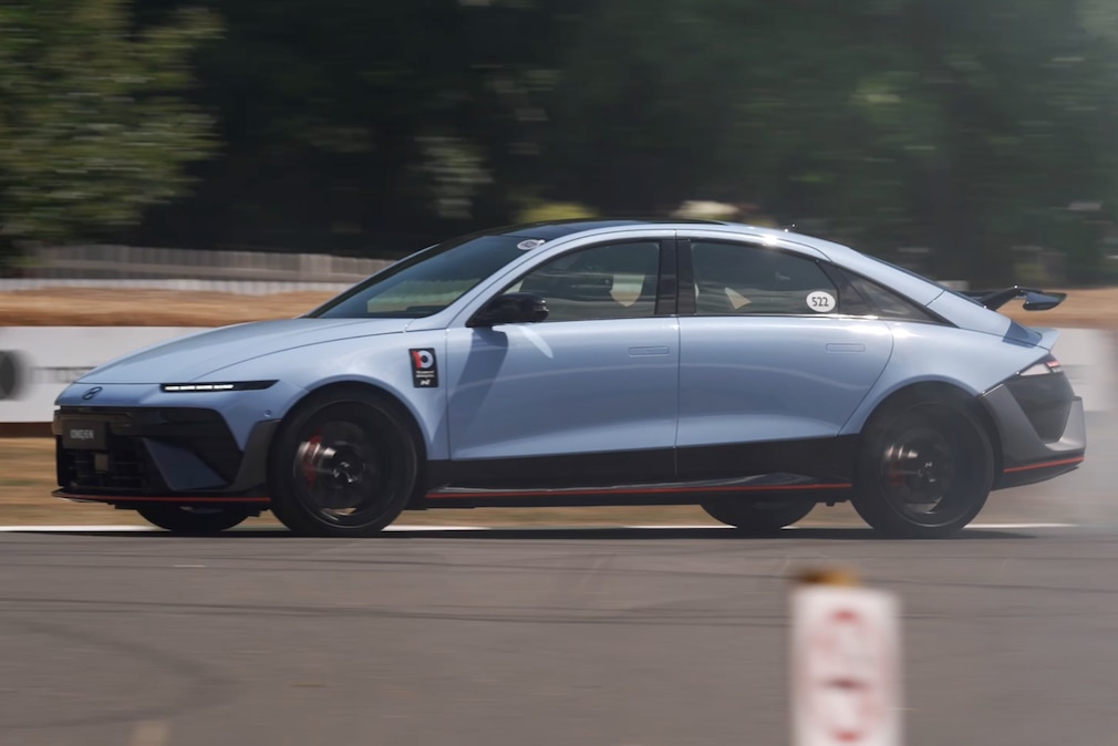 Hyundai 6 N beim Hill Climb in Goodwood 2025