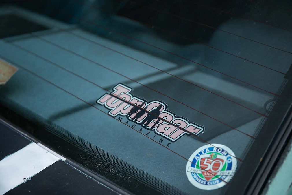 Alfa Romeo 75 V6 3.0 Veloce 1989 Top Gear Sticker