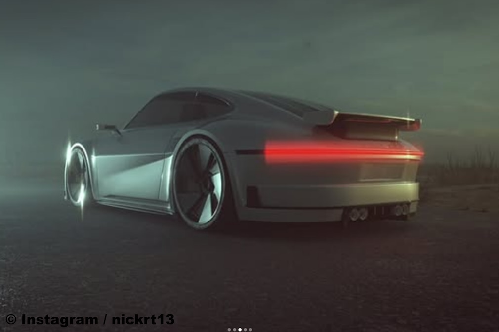 Porsche 911 Design Rendering