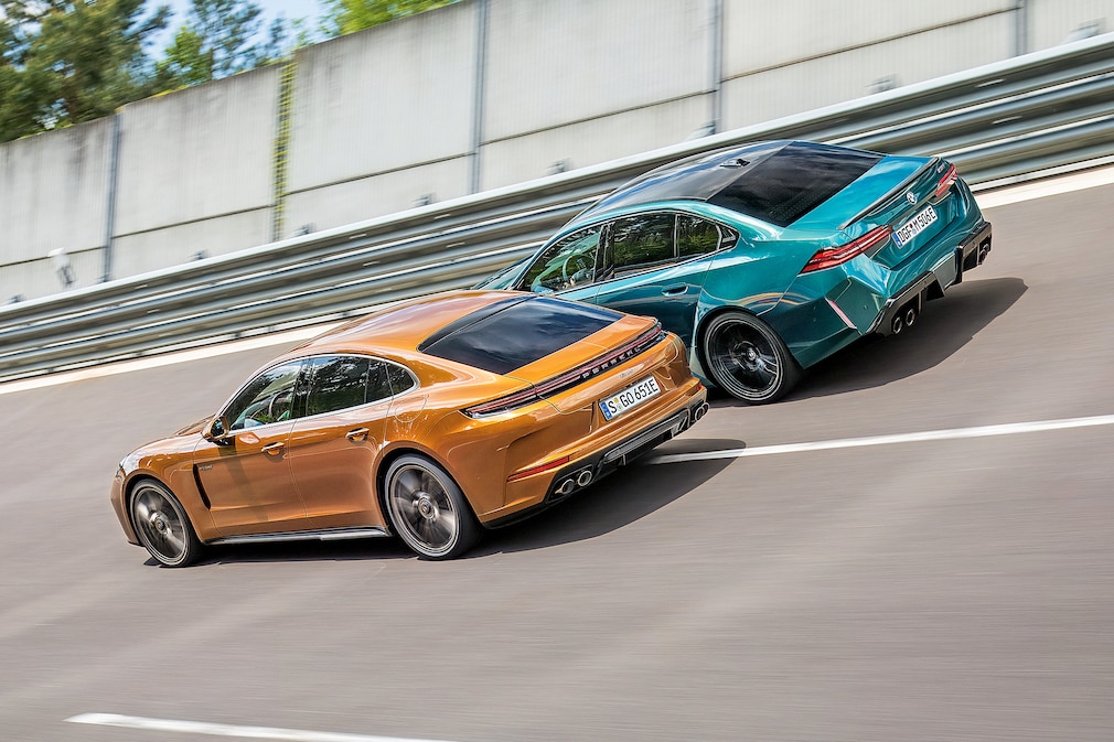 BMW M5 & Porsche Panamera Turbo E-Hybrid