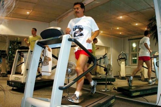 Fitnesstraining für BMWs Formel-1-Personal