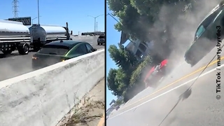 Ford Mustang Mach-E Crash