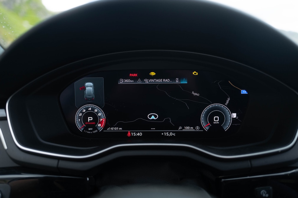 Digitales Fahrerdisplay im Audi A4 2020