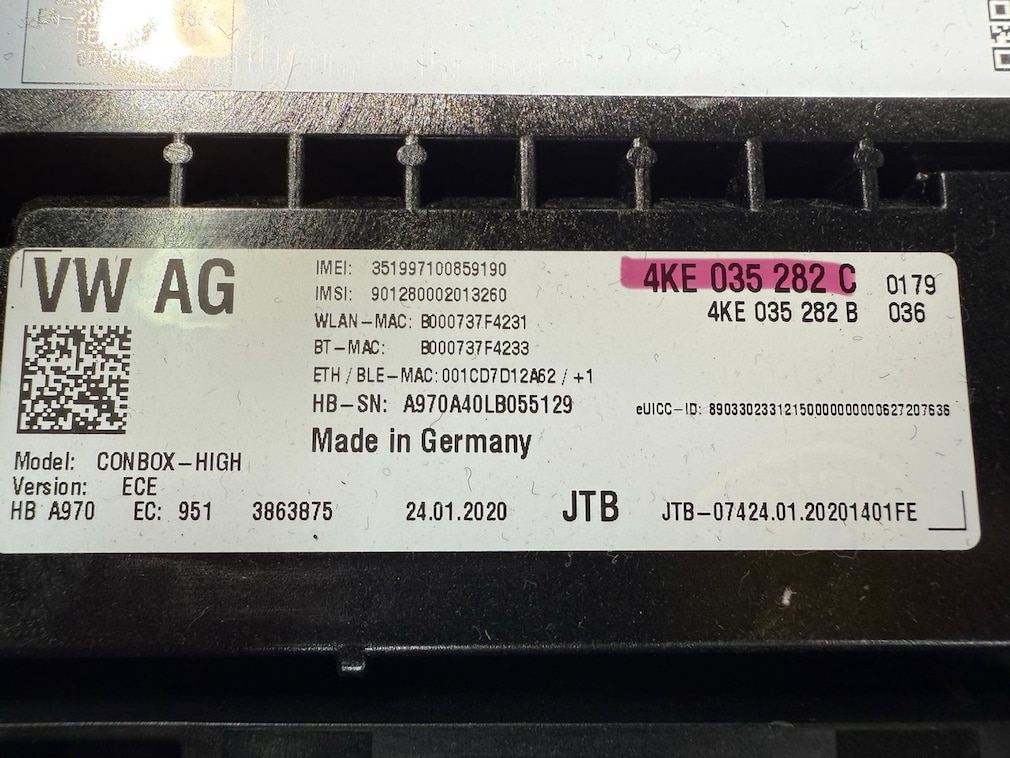 Telematik Steuergerät Audi A4 2020