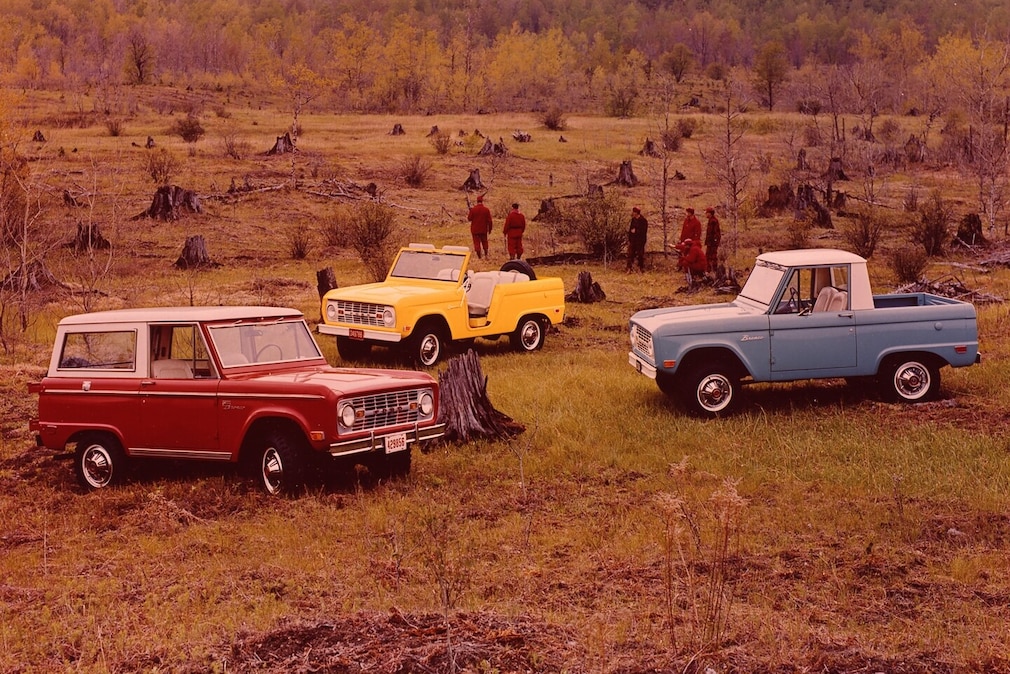 Das Lineup der ersten Bronco Generation
