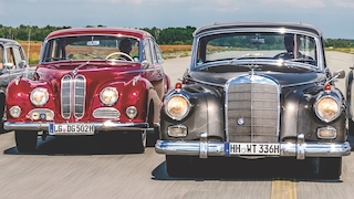 BMW 502 Barockengel und Mercedes 300d Adenauer