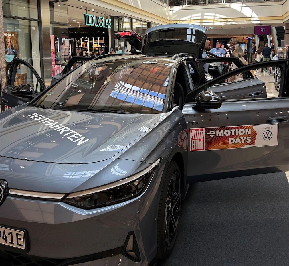 Der VW ID.3 im Alstertaler-Einkaufszentrum