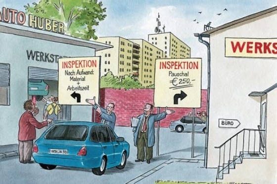 Service zum Einheitspreis