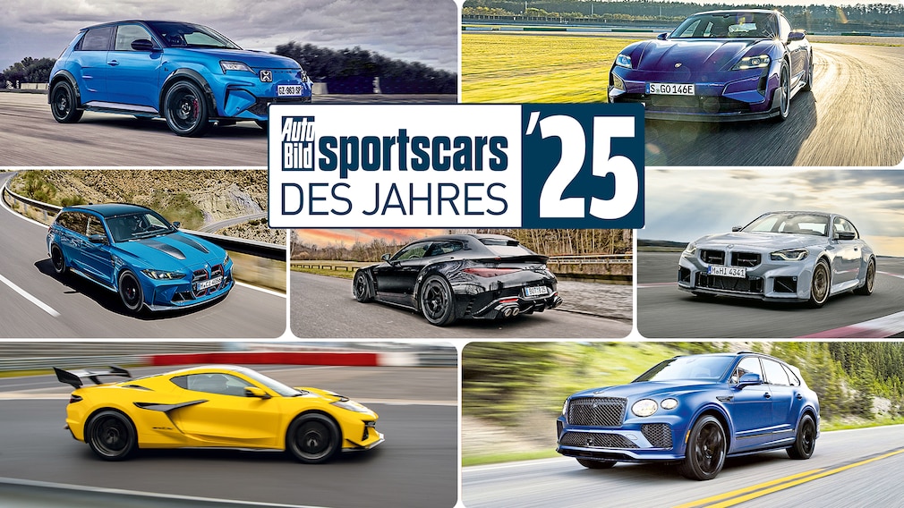 Sportscars des Jahres Collage 2025