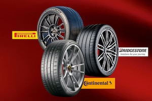 Reifen von Continental, Bridgestone und Pirelli