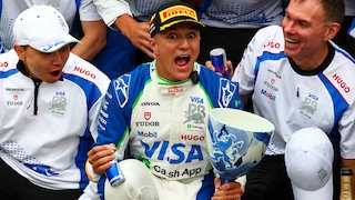 Racing-Bulls-Rookie Hadjar: Podium mit Pannen-Finale