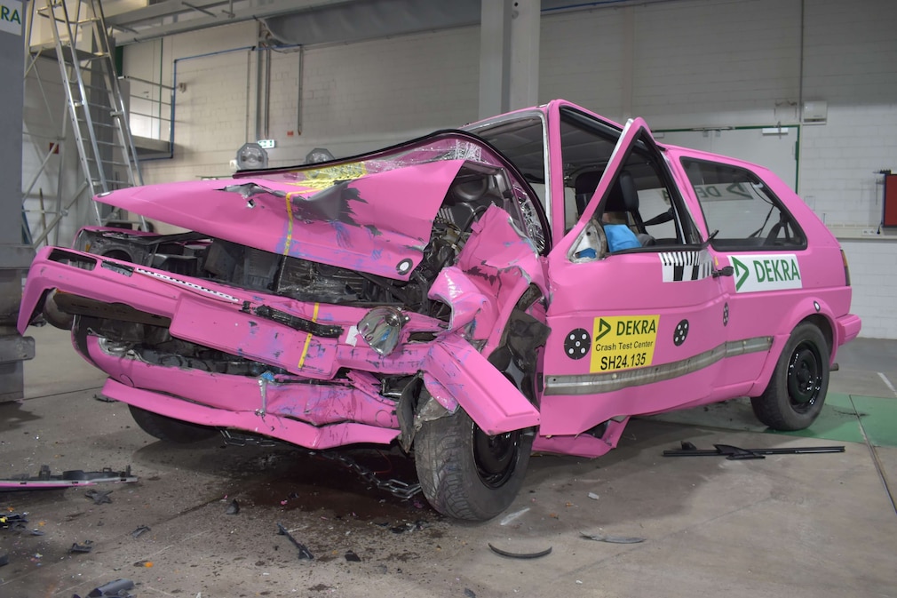 Golf 2 im Crashtest