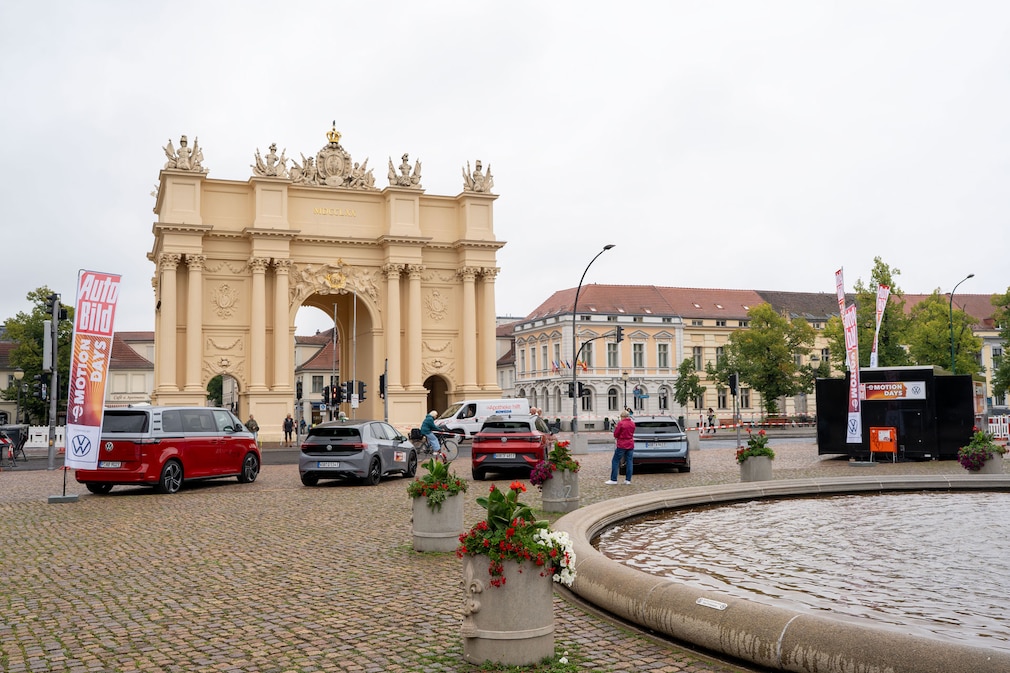 Das VW Line-Up am Luisenplatz
