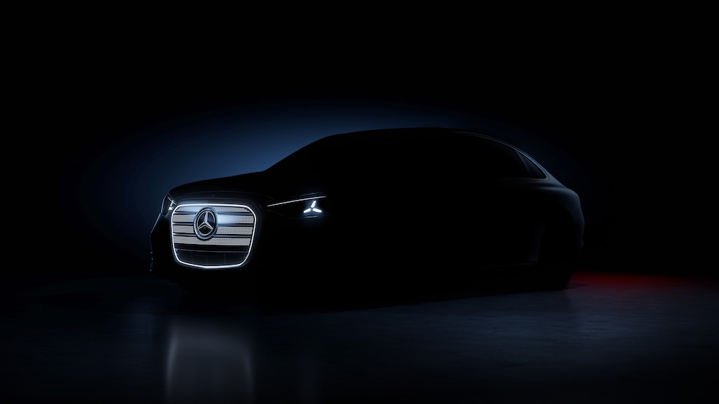 Teaser der neuen elektrischen C-Klasse