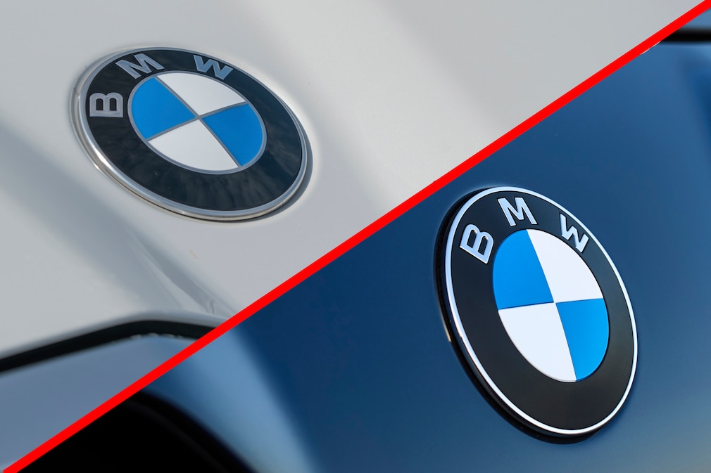 Links BMW 520d, Rechts iX3
