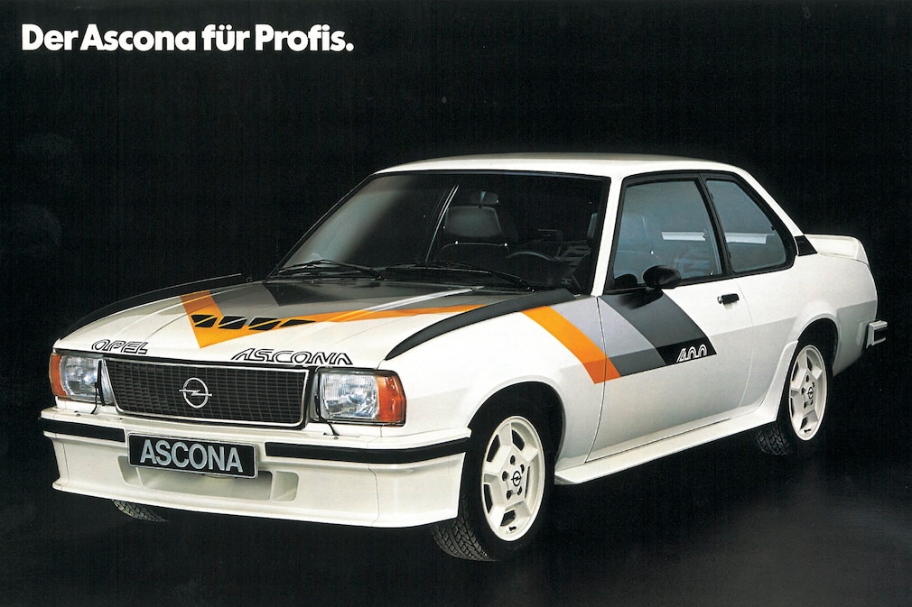 Opel Ascona B 400 stehend schräg von vorn