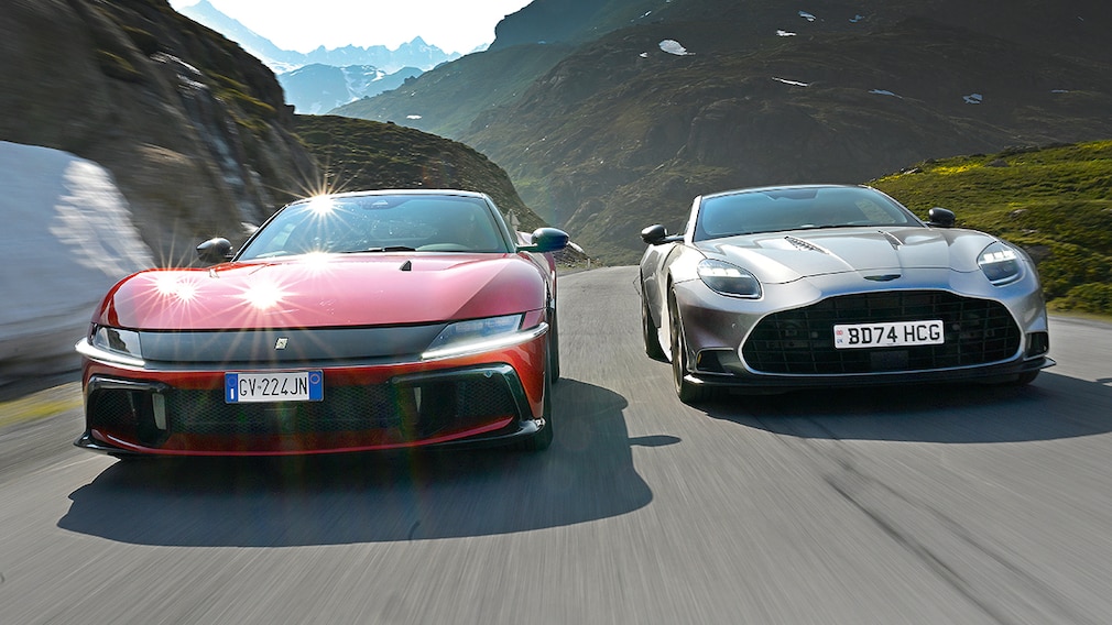 Ferrari 12Cilindri und Aston Martin Vanquish: Zwölfzylinder-Vergleich