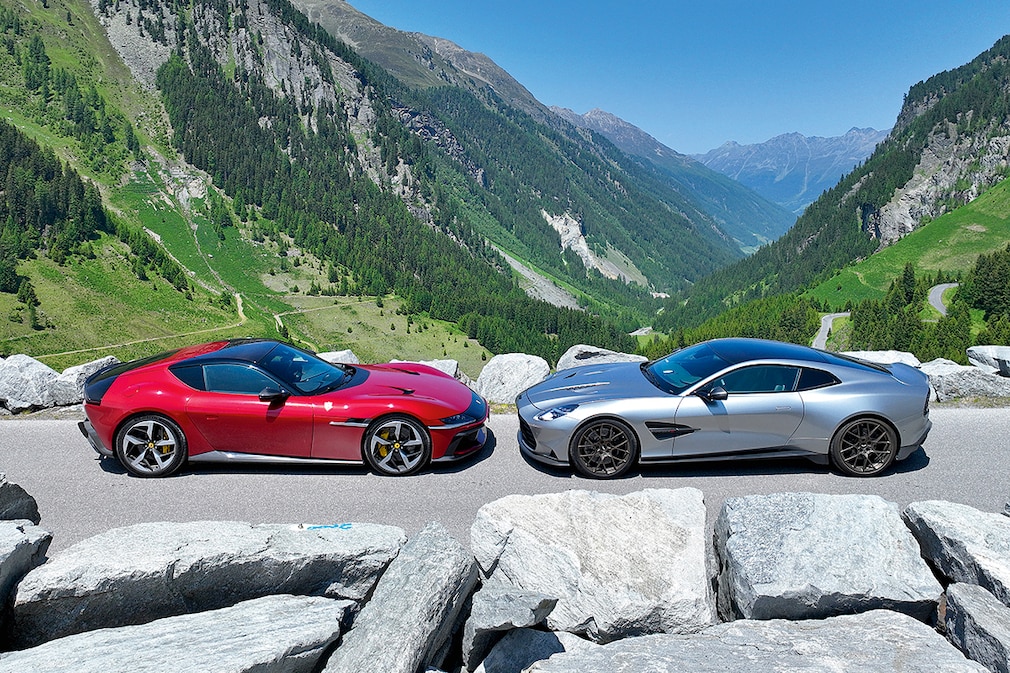 Ferrari 12Cilindri und Aston Martin Vanquish: Zwölfzylinder-Vergleich
