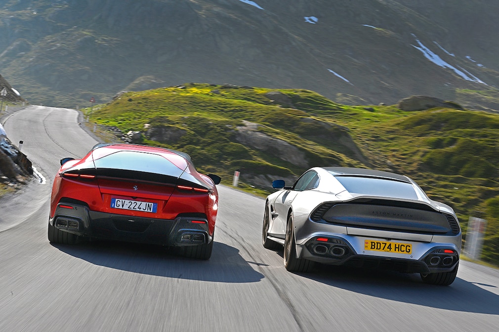 Ferrari 12Cilindri und Aston Martin Vanquish: Zwölfzylinder-Vergleich