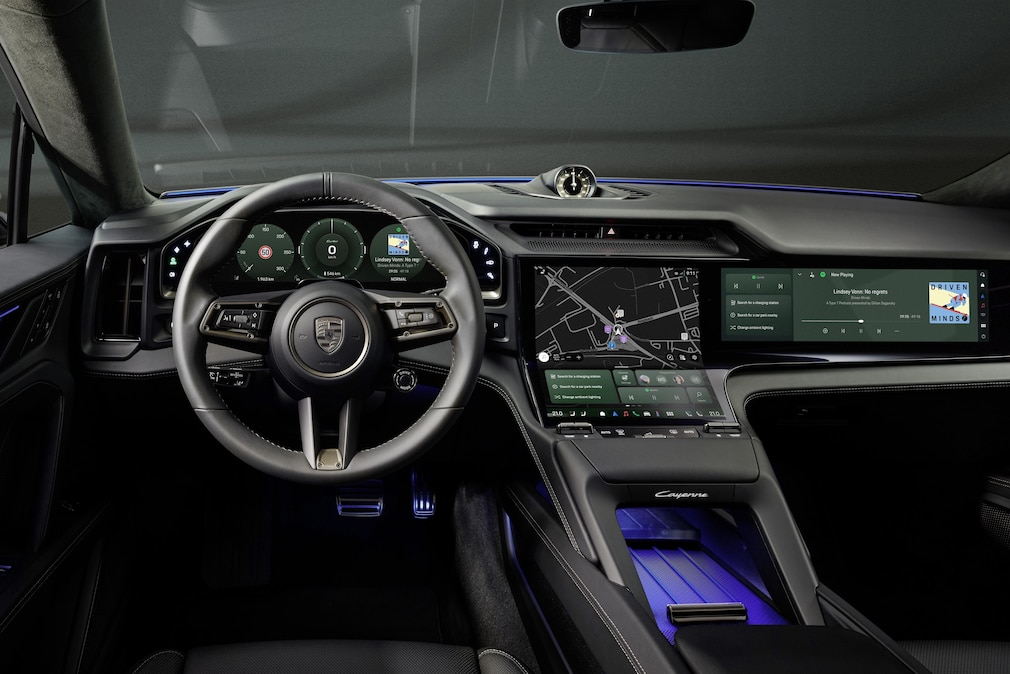 Neues Interieur Porsche Cayenne Electric