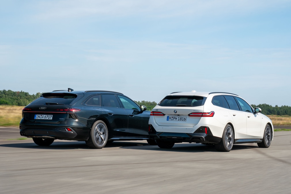 Audi A6 Avant TDI quattro 150 kW BMW 520d xDrive Touring