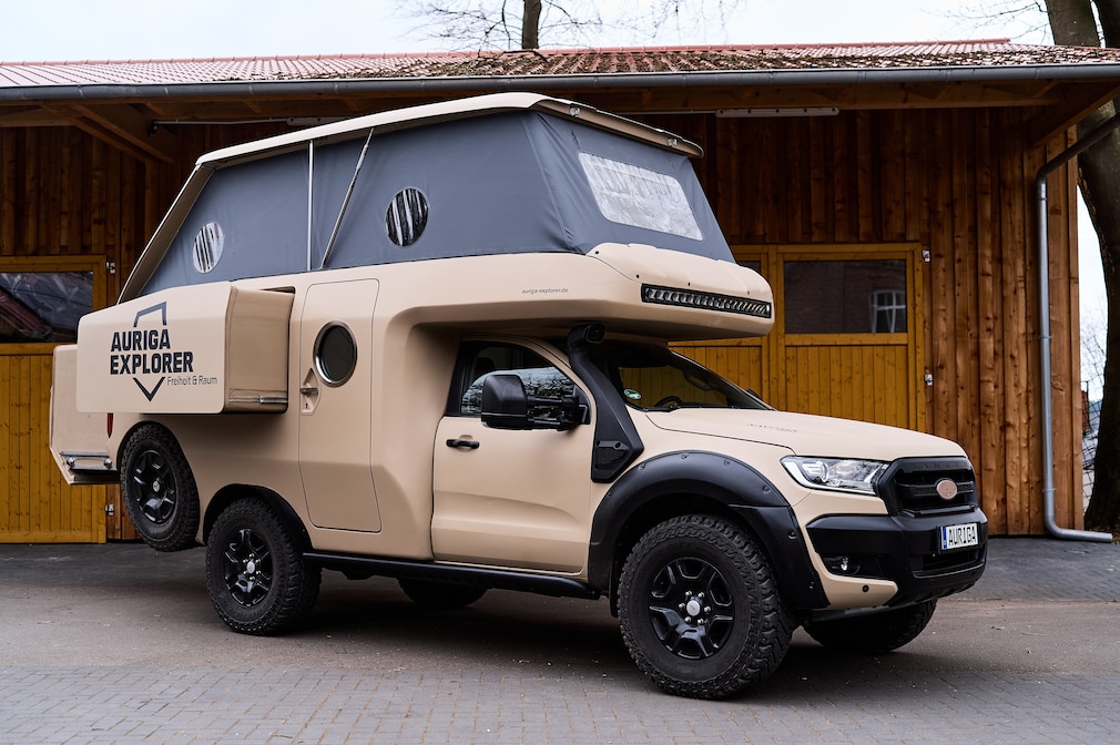 Auriga Explorer Voyager mit ausgefahrenen Erweiterungen.