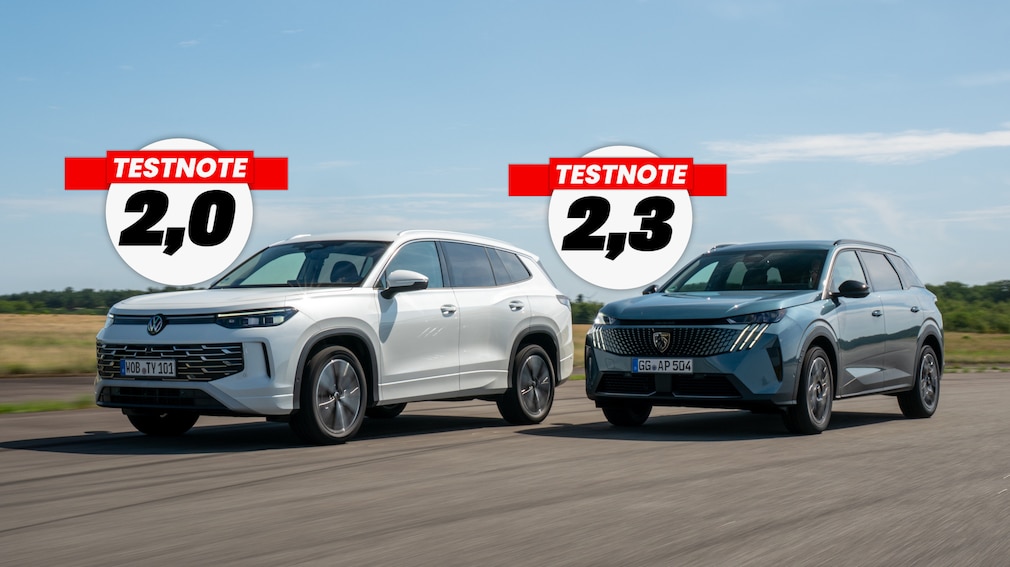 Peugeot 5008 Hybrid 145 VW Tayron 1.5 eTSI