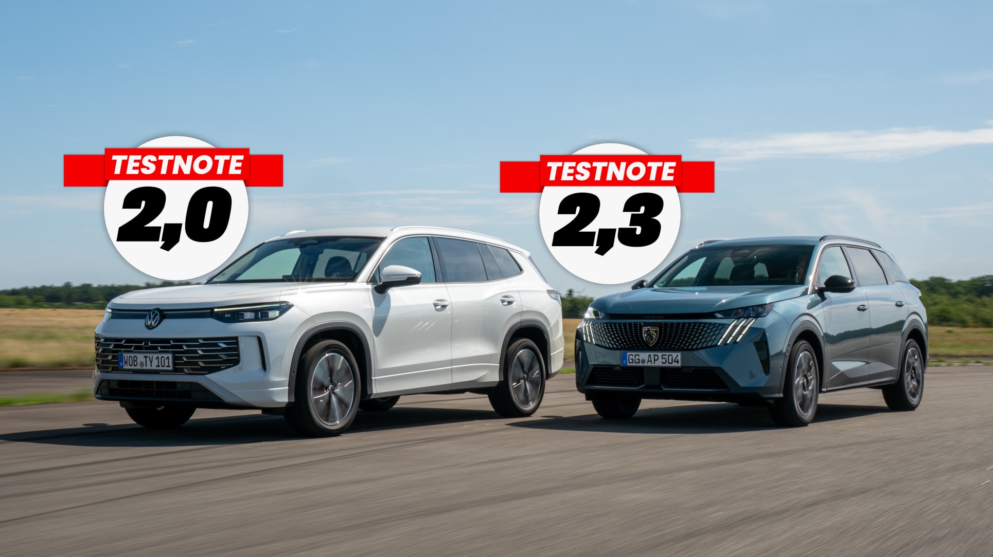 Gro-e-SUV-kleine-Hubr-ume-VW-Tayron-und-Peugeot-5008-im-Duell