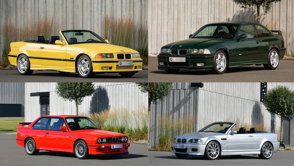 BMW M3 E30, E36, E46: Auktion