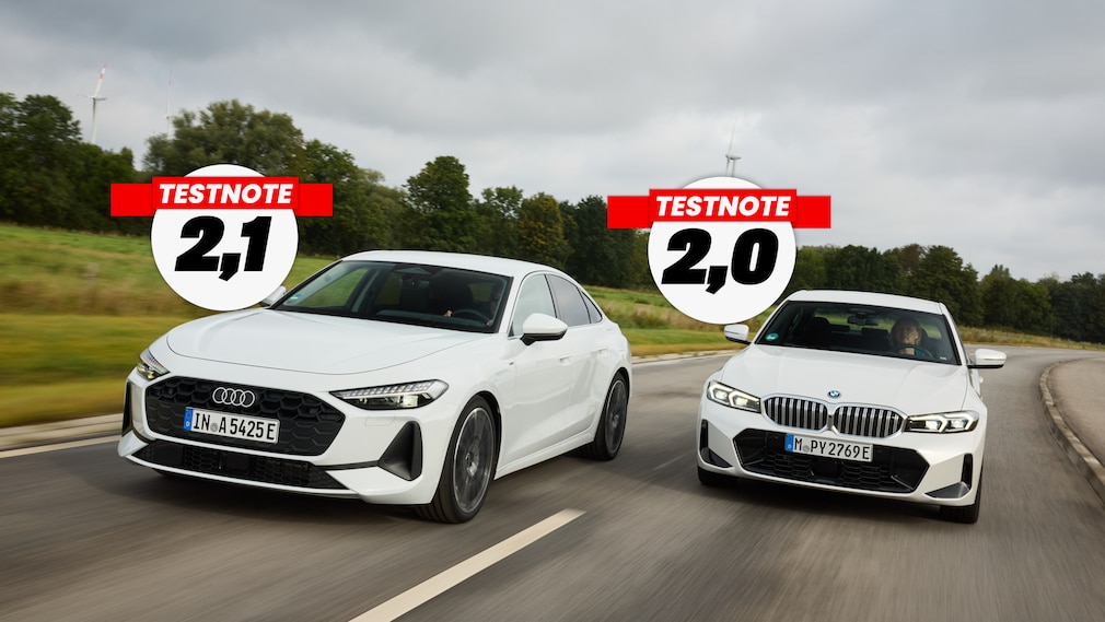 Audi A5 Limousine e-hybrid quattro BMW 330e xDrive Limousine