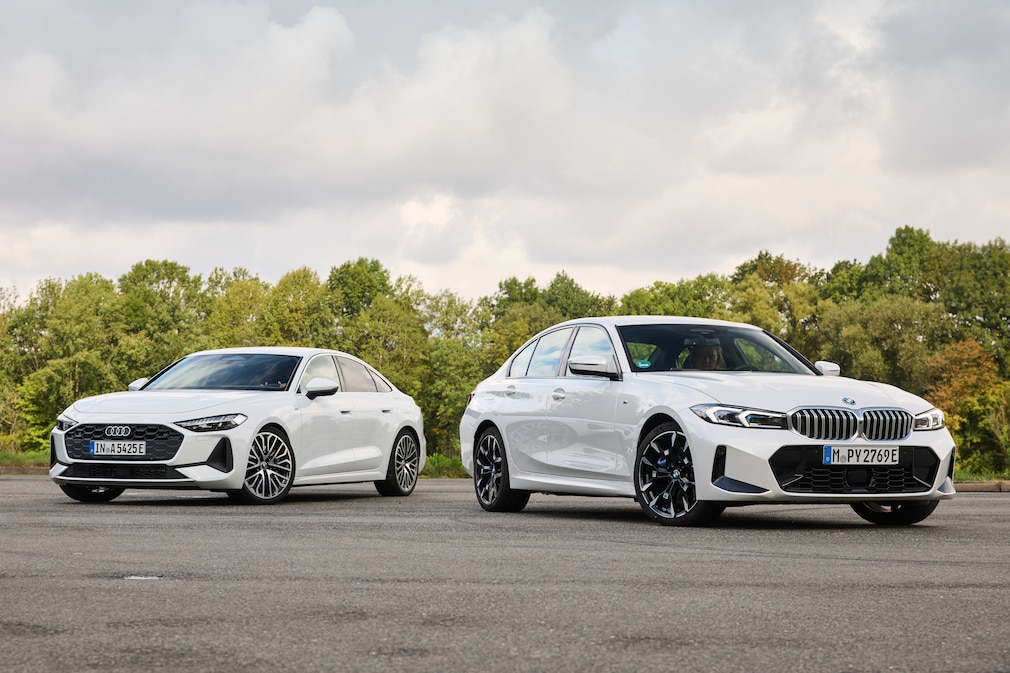 Audi A5 Limousine e-hybrid quattro BMW 330e xDrive Limousine