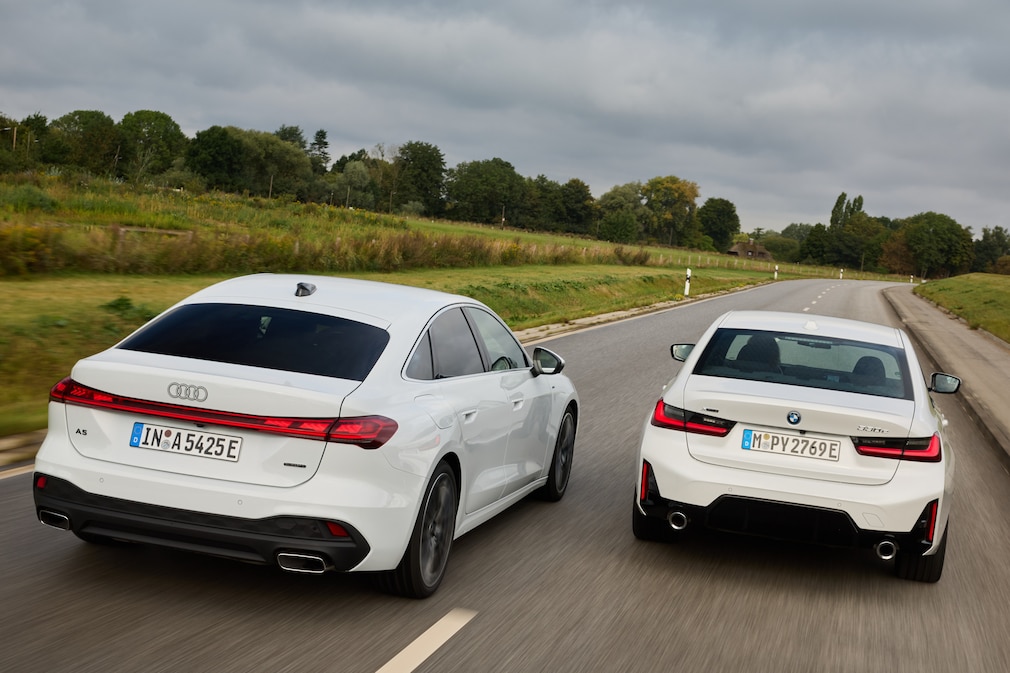 Audi A5 Limousine e-hybrid quattro BMW 330e xDrive Limousine