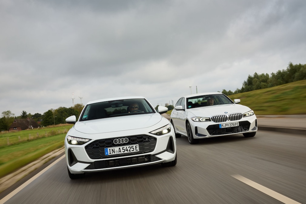 Audi A5 Limousine e-hybrid quattro BMW 330e xDrive Limousine