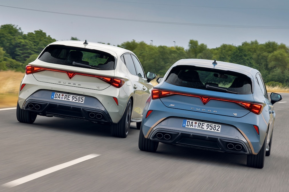 Cupra Leon VZ EX. und Leon VZ EX. Abt im Vergleichstest
