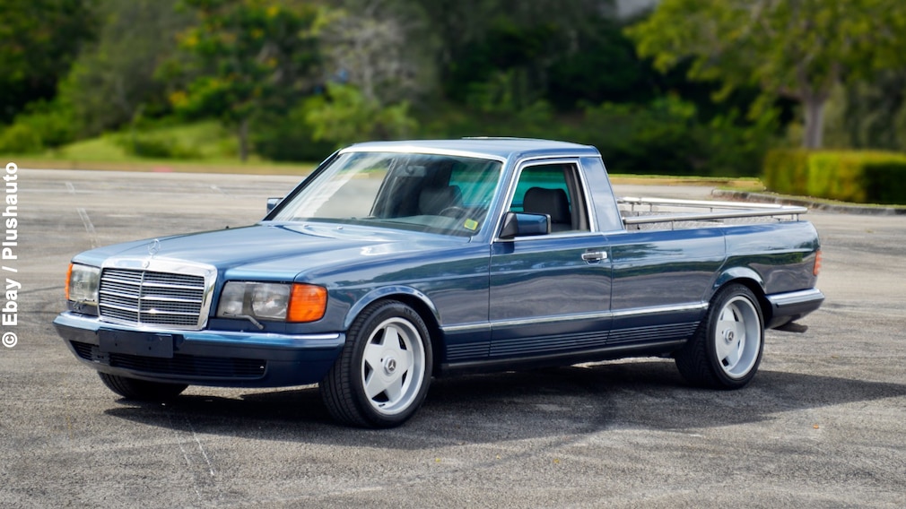 Mercedes S-Klasse W 126 Pick-up-Umbau