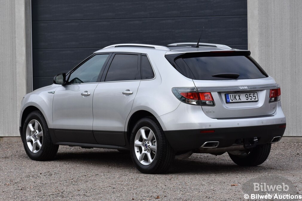 Das Heck des Saab 9-4X