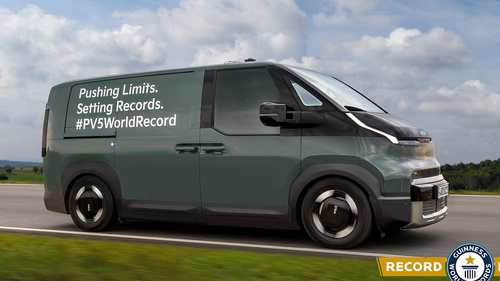 Kia PV5 bricht Elektro-Rekord