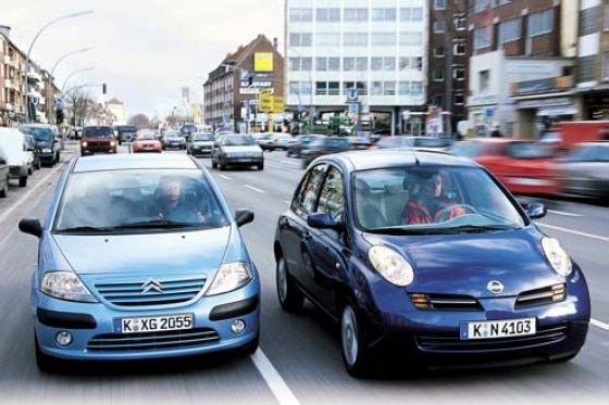 Citroën C3 1.4 gegen Nissan Micra 1.2 Citroën C3 1.4 gegen Nissan Micra 1.2