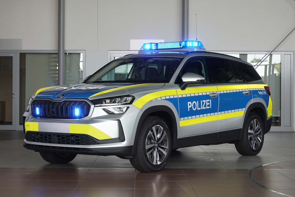Skoda Kodiaq der hessischen Landespolizei