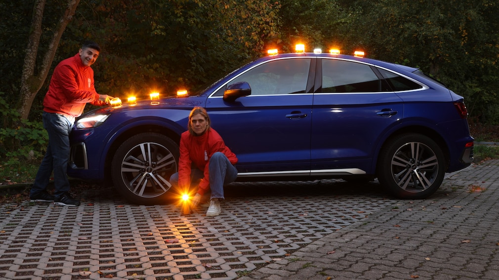 Warnleuchten im Test