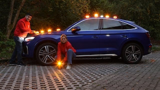 Warnleuchten im Test