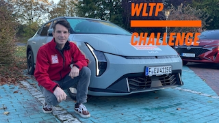 Kia EV4 Fastback auf der WLTP-Challenge