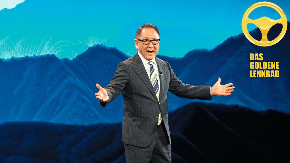 Akio Toyoda das Goldene Ehrenlenkrad!
