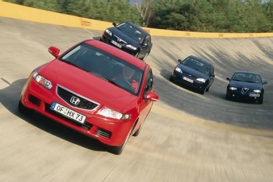 Honda Accord, Alfa 156, Ford Mondeo, Mazda6