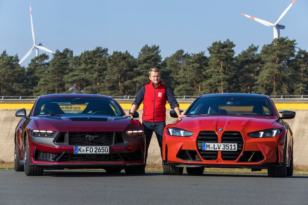 BMW M4 Coupé Ford Mustang Dark Horse