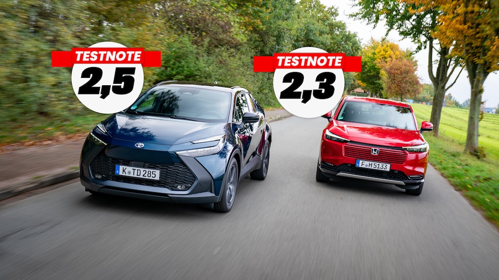 Honda HR-V e:HEV Toyota C-HR 1.8 VVT-i Hybrid