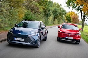 Honda HR-V e:HEV Toyota C-HR 1.8 VVT-i Hybrid