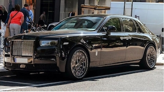 Rolls-Royce mit Rolex Felge
