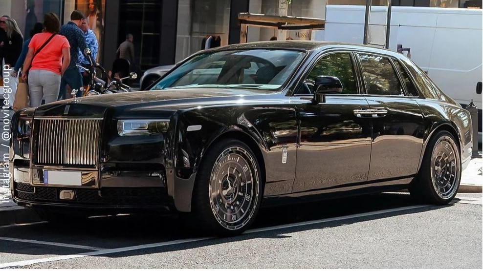 Rolls-Royce mit Rolex Felge
